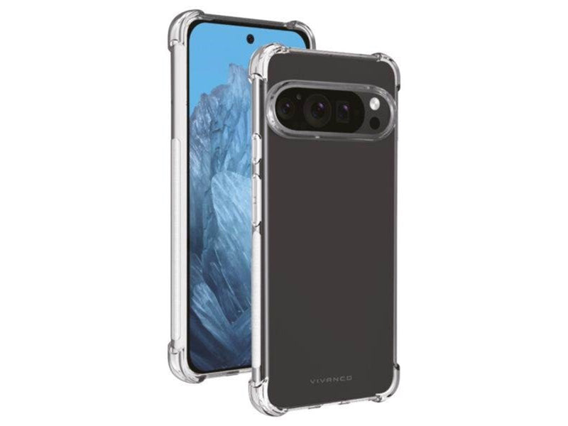 Vivanco Anti-Shock Case for Google Pixel 9/9 Pro - Clear