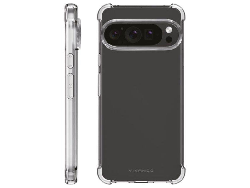 Vivanco Anti-Shock Case for Google Pixel 9/9 Pro - Clear
