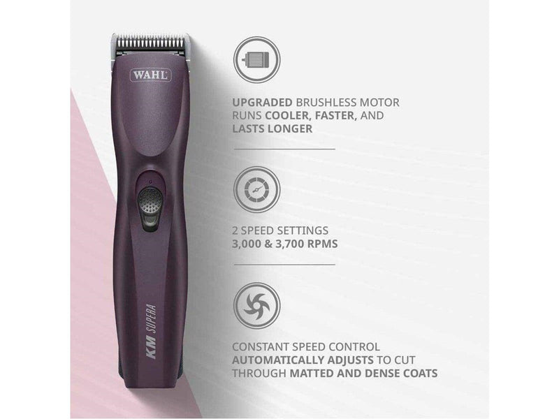 Wahl - Km supera cordless dog and cat trimmer