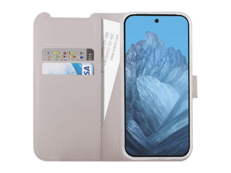 Vivanco Classic Wallet for Google Pixel 9/9 Pro - Taupe