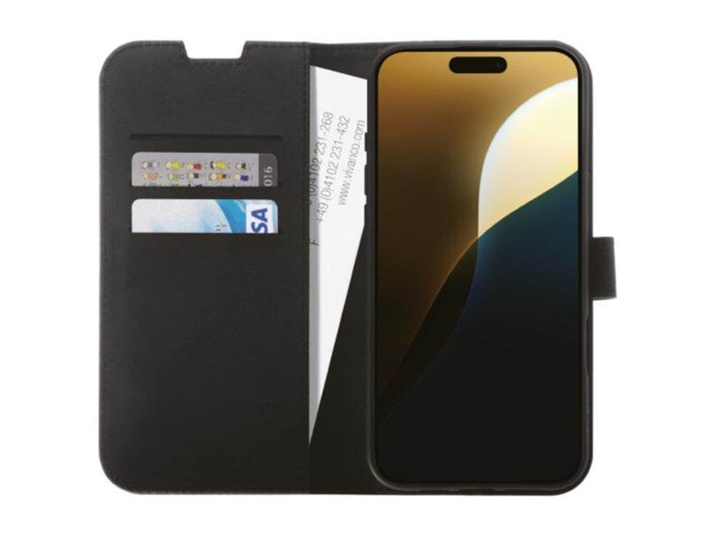 Vivanco Classic Wallet for iPhone 16 Pro Max - Black