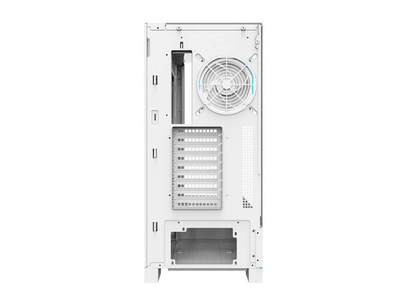Darkflash DY450L PRO computer case with fan (white) - Gehäuse - Miditower - Weiß