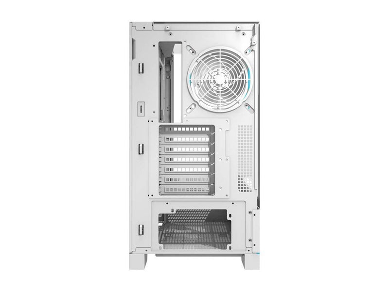 Darkflash DY450 PRO computer case with fan (white) - Gehäuse - Miditower - Weiß