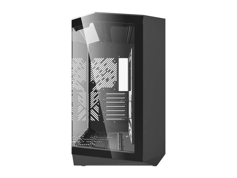 Darkflash DY470 computer case without fans (black) - Gehäuse - Miditower - Schwarz