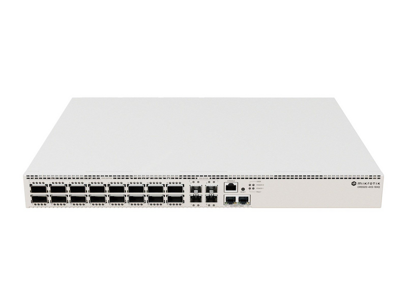 MikroTik CRS520-4XS-16XQ-RM 16-Port 100G QSFP28 / 4-Port 25G SFP28