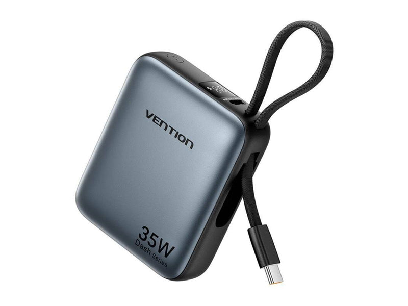 Vention Powerbank FHEH0 10000mAh 35W (Gray) Powerbank (Akku) - Grau - 10000 mAh