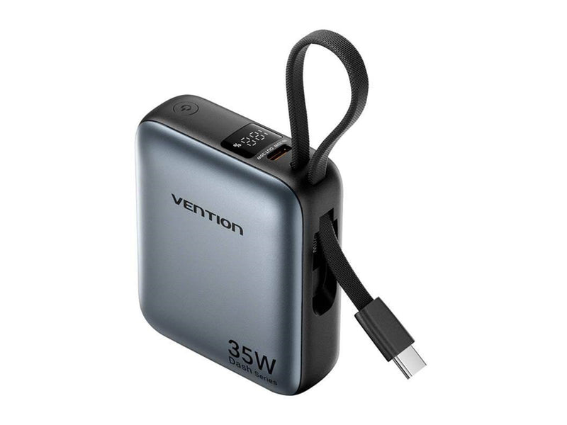 Vention Powerbank FHEH0 10000mAh 35W (Gray) Powerbank (Akku) - Grau - 10000 mAh