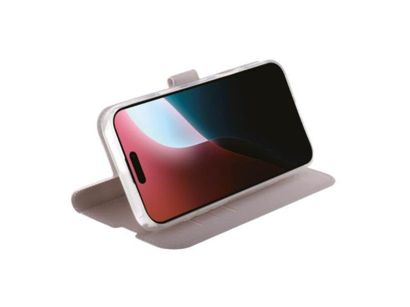 Vivanco Classic Wallet for iPhone 16 Pro - Greige
