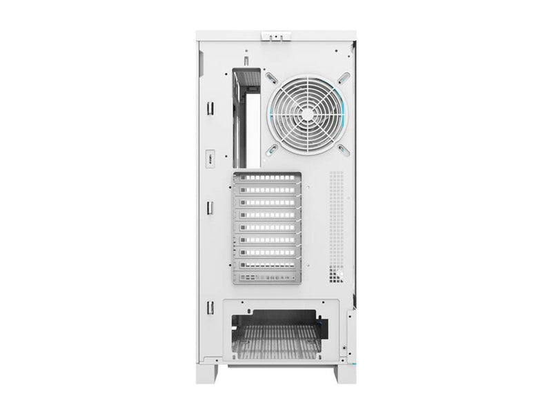 Darkflash DY451L PRO computer case with fan (white) - Gehäuse - Miditower - Weiß