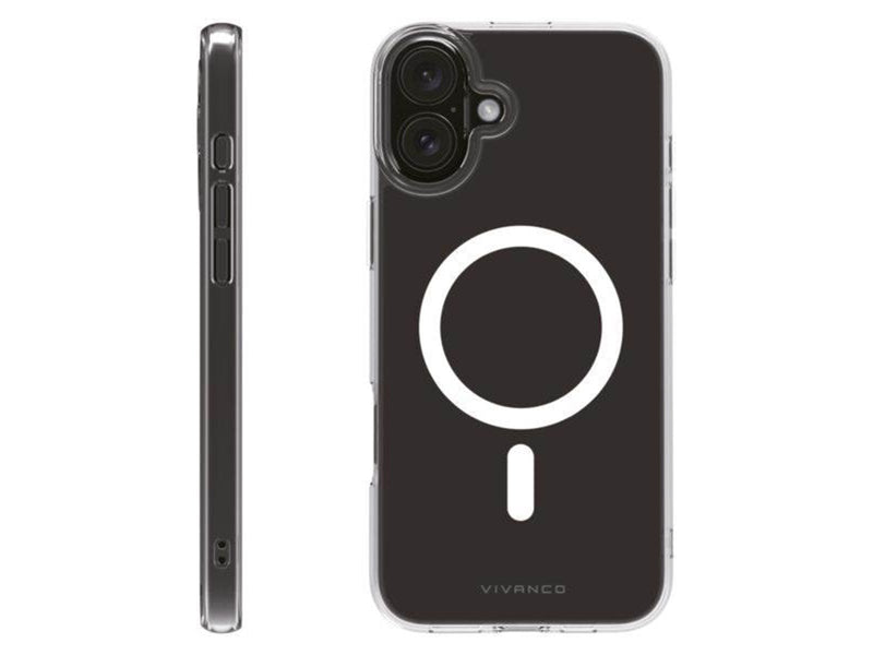 Vivanco Mag Clear Cover for iPhone 16 Plus - Clear