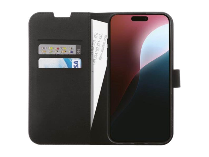 Vivanco Classic Wallet for iPhone 16 Pro - Black