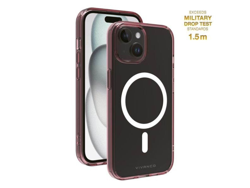 Vivanco Mag Shade Cover for iPhone 15/14/13 - Shade/Purple