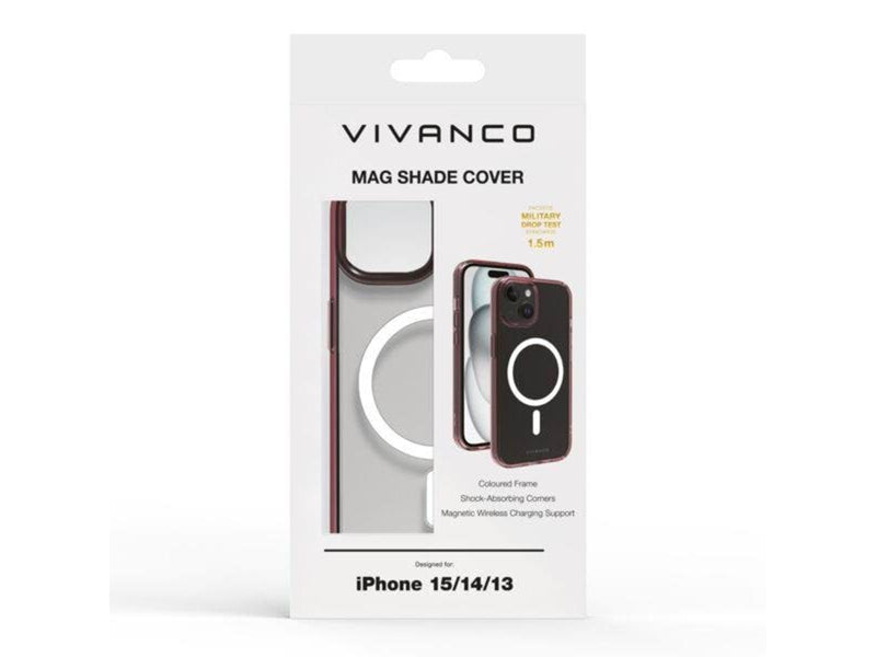 Vivanco Mag Shade Cover for iPhone 15/14/13 - Shade/Purple
