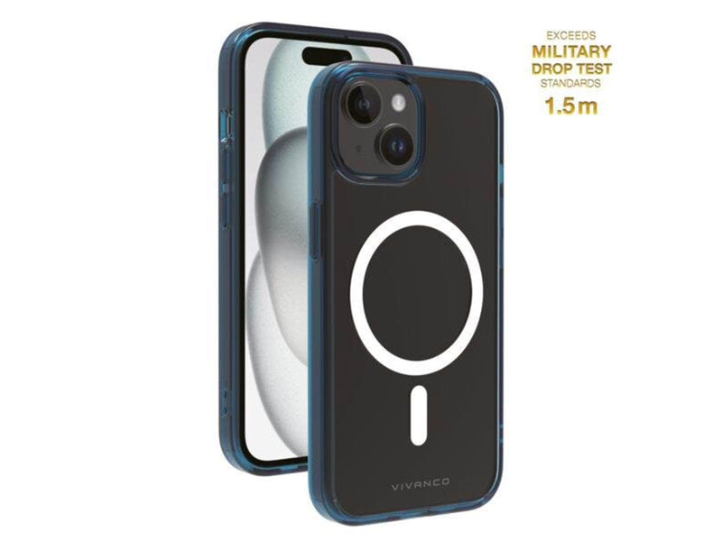 Vivanco Mag Shade Cover for iPhone 15/14/13 - Shade/Blue