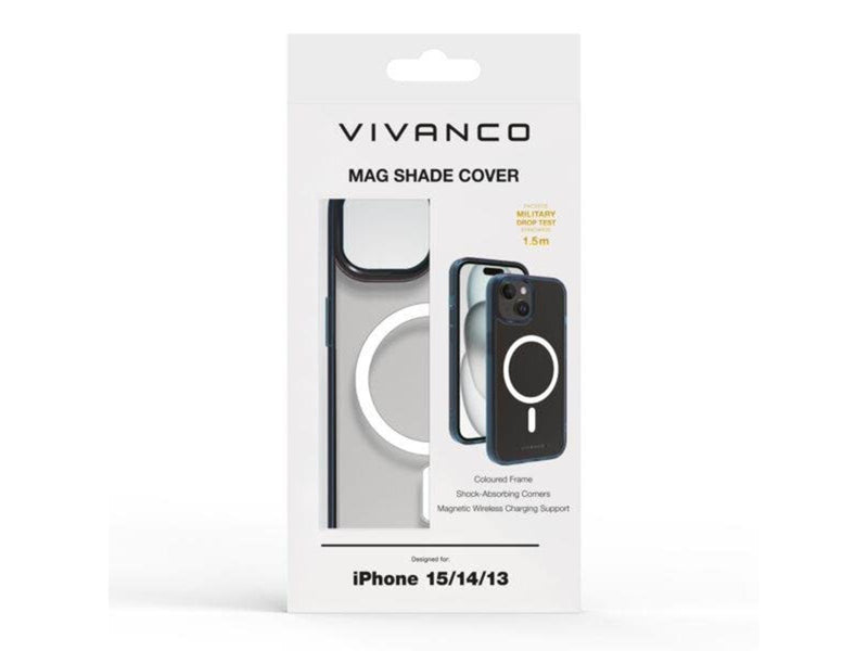 Vivanco Mag Shade Cover for iPhone 15/14/13 - Shade/Blue