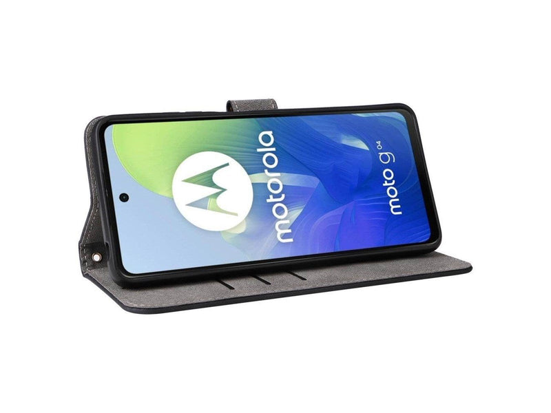 Vivanco Classic Wallet for Motorola G04 - Black