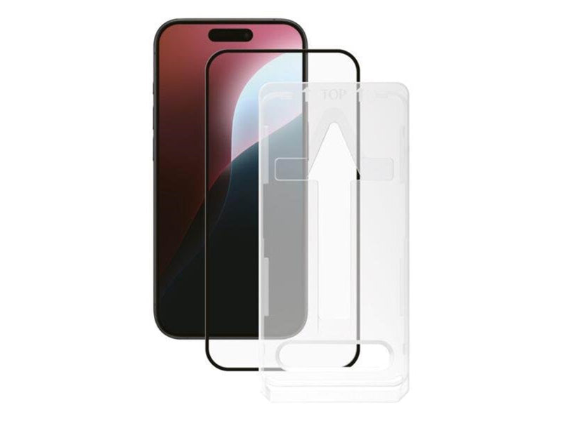 Vivanco Full Screen Tempered Glass 9H for iPhone 16 Pro