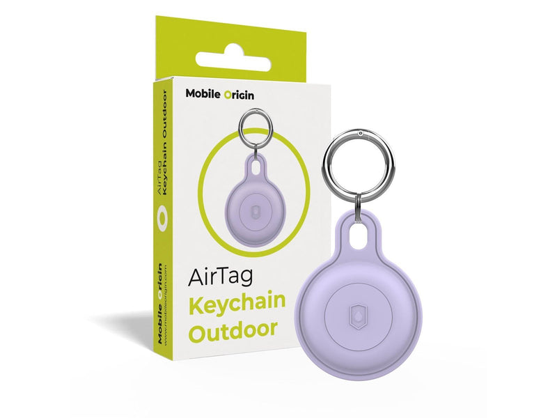 Mobile Origin Airtag Outdoor KeyChain - Purple
