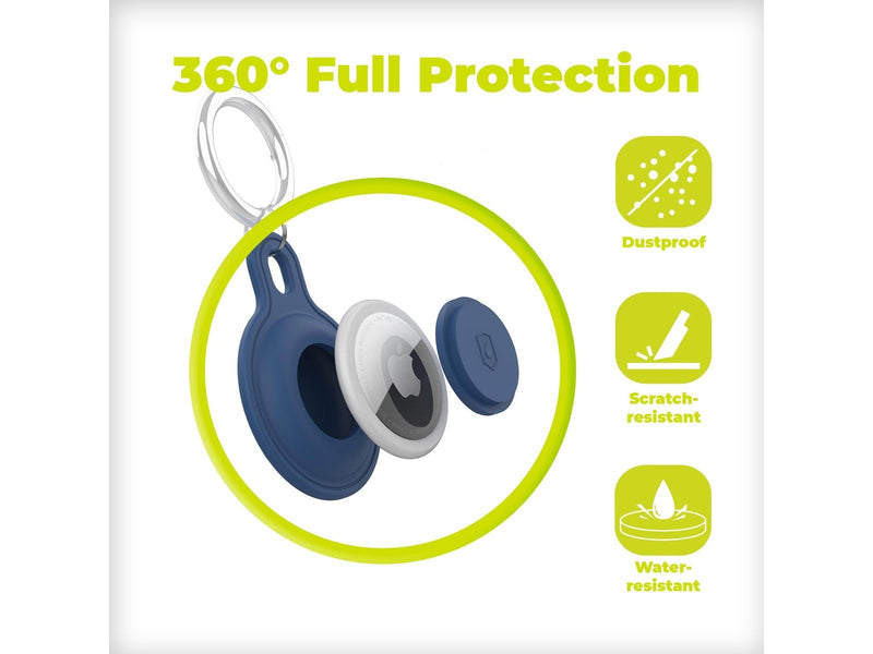 Mobile Origin Airtag Outdoor KeyChain - White