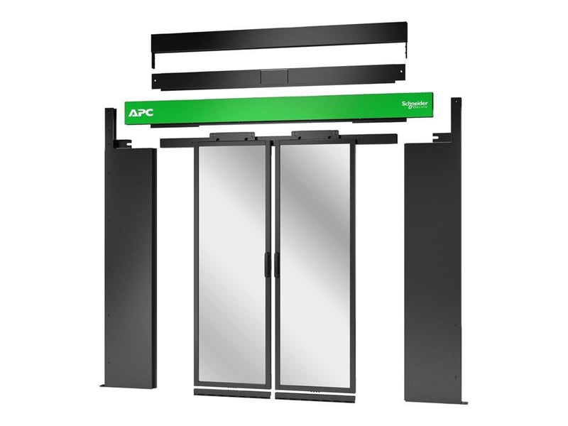 APC NetShelter - rack cooling system aisle containment sliding door - dual