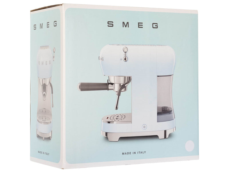 SMEG 50's Style ECF02WHEU - coffee machine with cappuccinatore - 15 bar - white