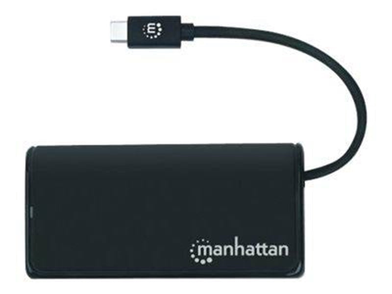 IC INTRACOM Manhattan USB-C Dock/Hub USB-Hubs - 4 - Schwarz