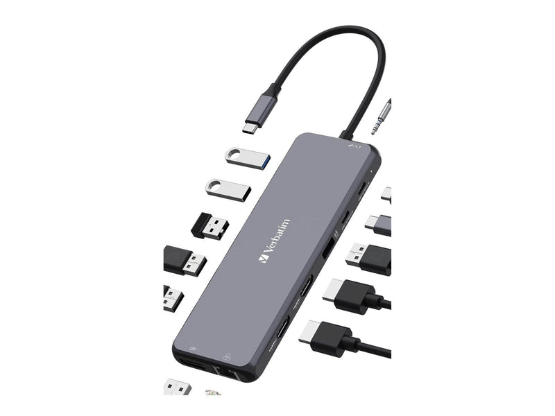 Verbatim CMH 13 - Hub - 13 Ports USB-Hubs - 13 - Grau