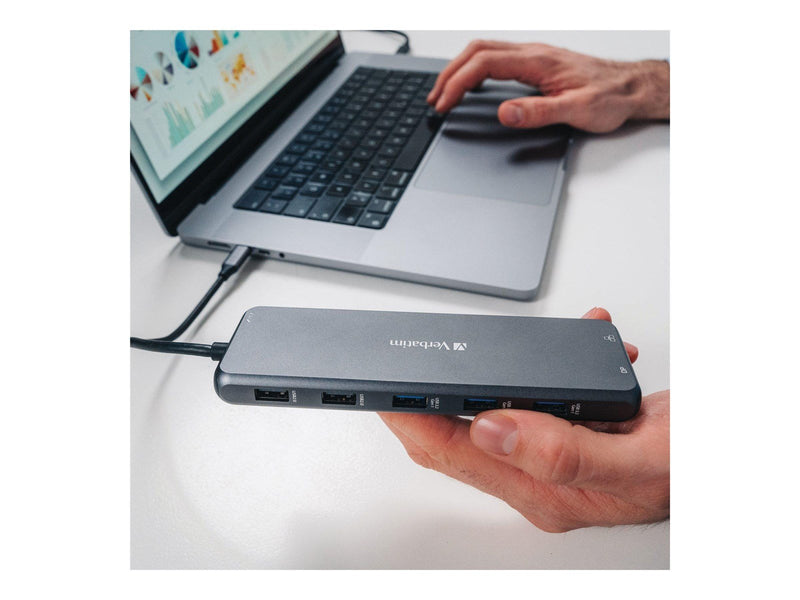 Verbatim CMH 13 - Hub - 13 Ports USB-Hubs - 13 - Grau