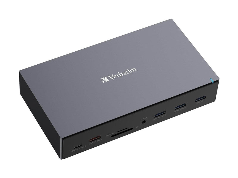 Verbatim Docking Station - USB-C - 2 x DP 3 x HDMI - 1GbE