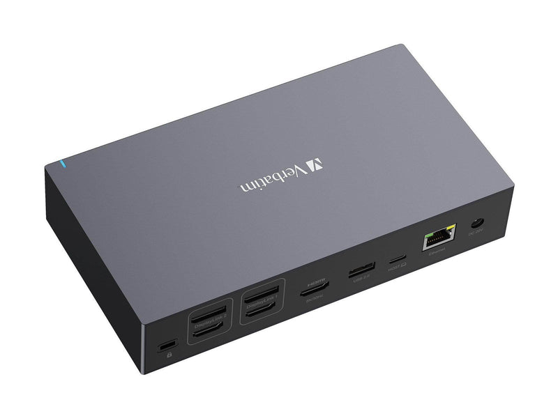 Verbatim Docking Station - USB-C - 2 x DP 3 x HDMI - 1GbE