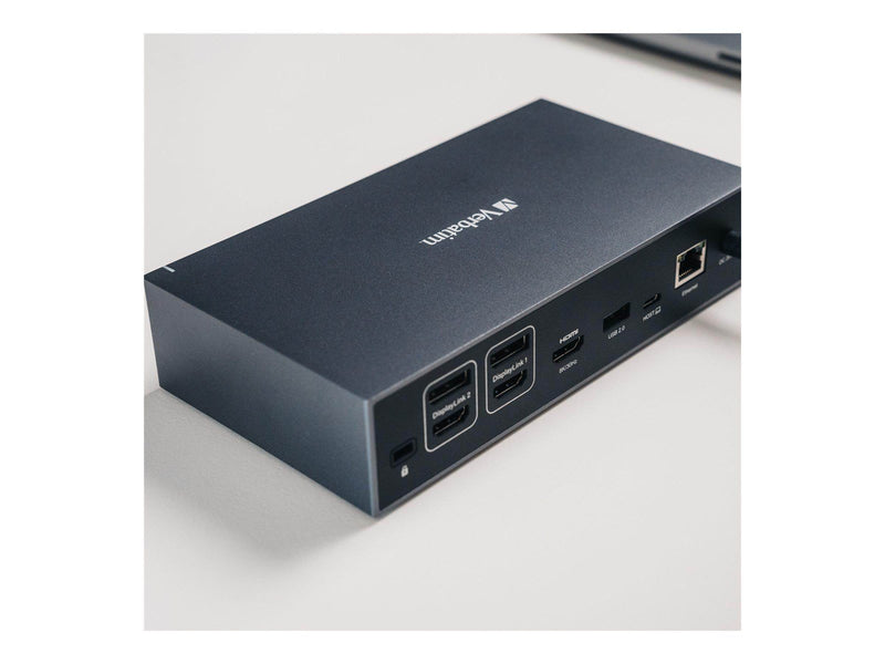 Verbatim Docking Station - USB-C - 2 x DP 3 x HDMI - 1GbE