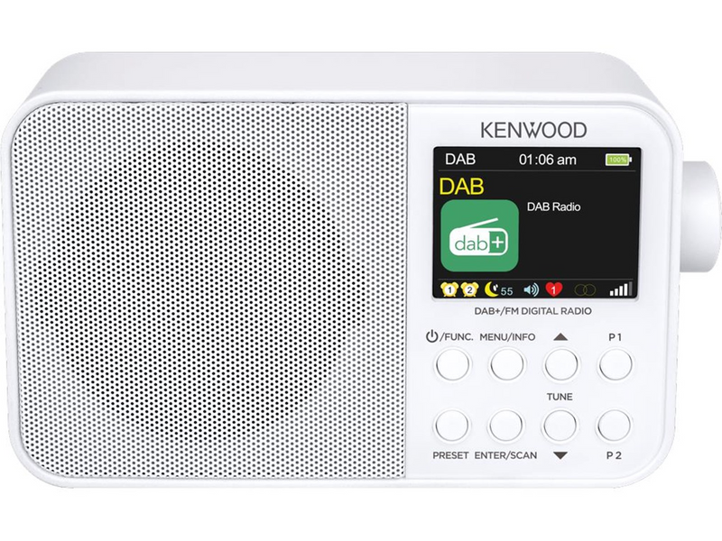 Kenwood CR-M30DAB-W - DAB+/FM - Mono - Weiß