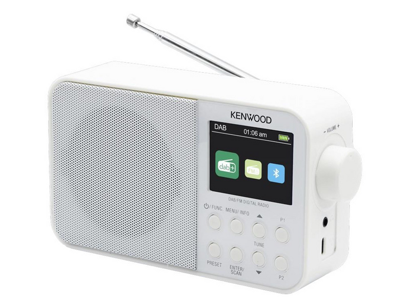 Kenwood CR-M30DAB-W - DAB+/FM - Mono - Weiß