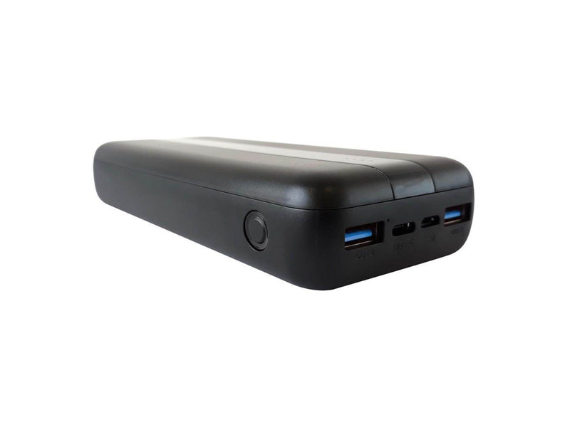 TECHLY I-CHARGE-2000020W Powerbank (Akku) - schwarz - 20000 mAh