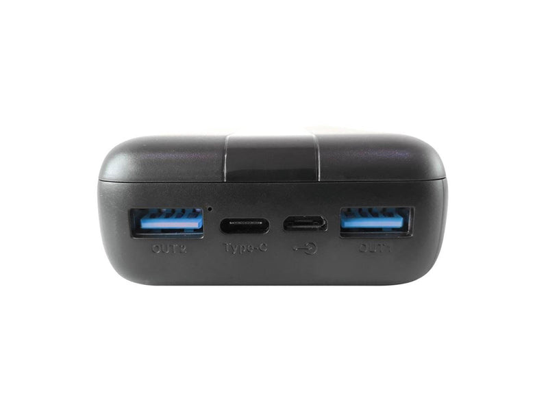 TECHLY I-CHARGE-2000020W Powerbank (Akku) - schwarz - 20000 mAh