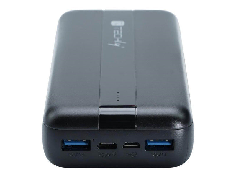 TECHLY I-CHARGE-2000020W Powerbank (Akku) - schwarz - 20000 mAh