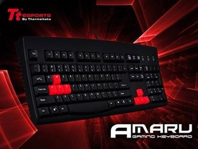 Thermaltake Tt eSPORTS Amaru - Tastaturen - Englisch - US - Schwarz