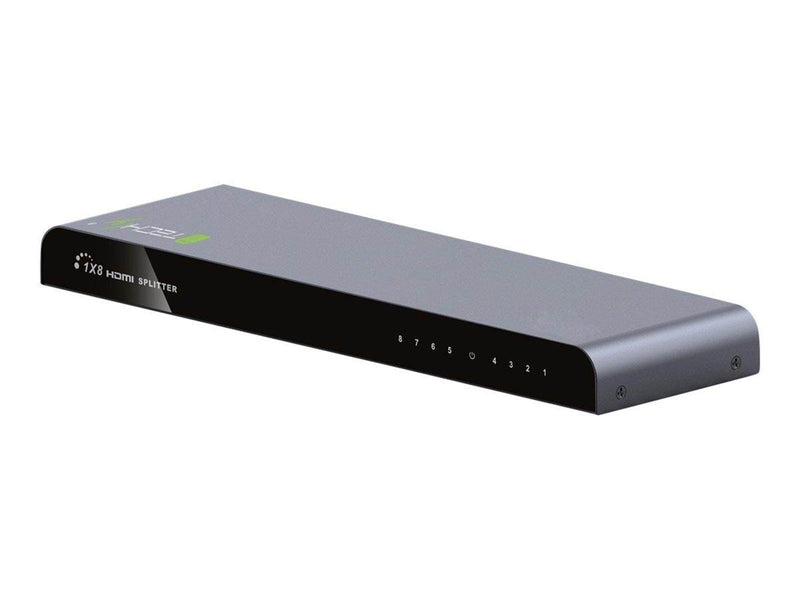 IC INTRACOM TECHly Splitter HDMI 2.0 4K UHD 3D 8-way