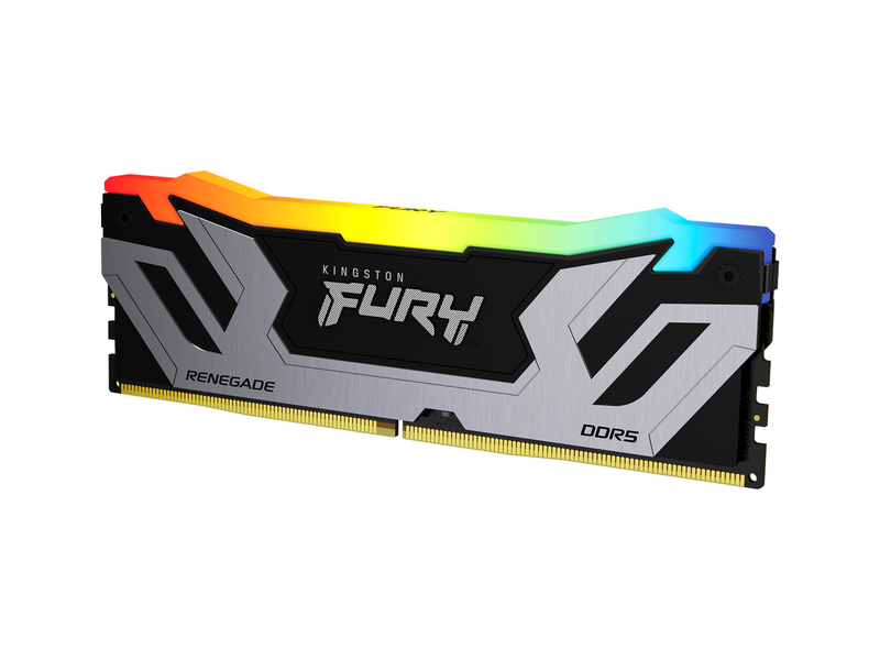 Kingston FURY Renegade RGB DDR5-8400 - 24GB - CUDIMM für Intel - CL40 - Single Channel (1 pcs) - Intel XMP - Schwarz mit RGB