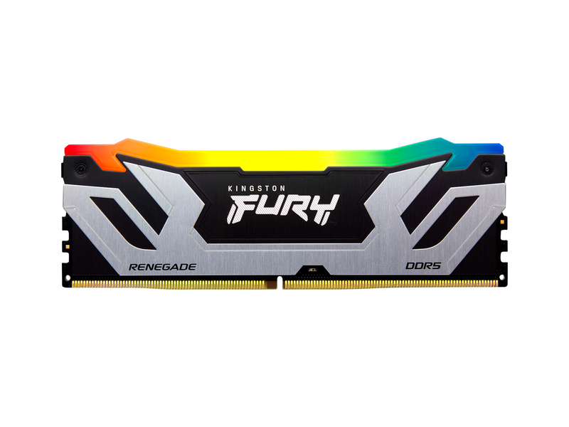 Kingston FURY Renegade RGB DDR5-8400 - 24GB - CUDIMM für Intel - CL40 - Single Channel (1 pcs) - Intel XMP - Schwarz mit RGB