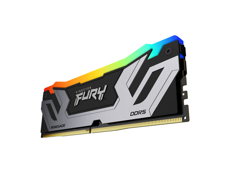 Kingston FURY Renegade RGB DDR5-8400 - 24GB - CUDIMM für Intel - CL40 - Single Channel (1 pcs) - Intel XMP - Schwarz mit RGB