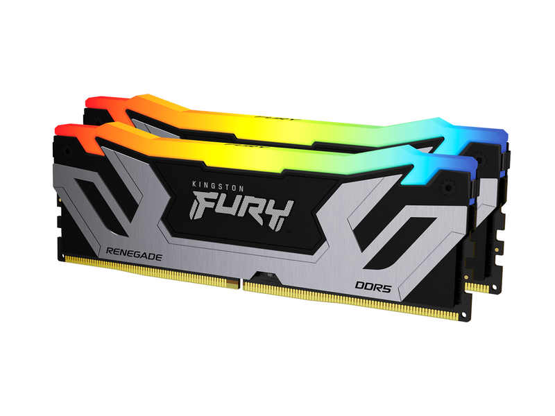 Kingston FURY Renegade RGB DDR5-8400 - 48GB - CUDIMM für Intel - CL40 - Dual Channel (2 pcs) - Intel XMP - Schwarz mit RGB