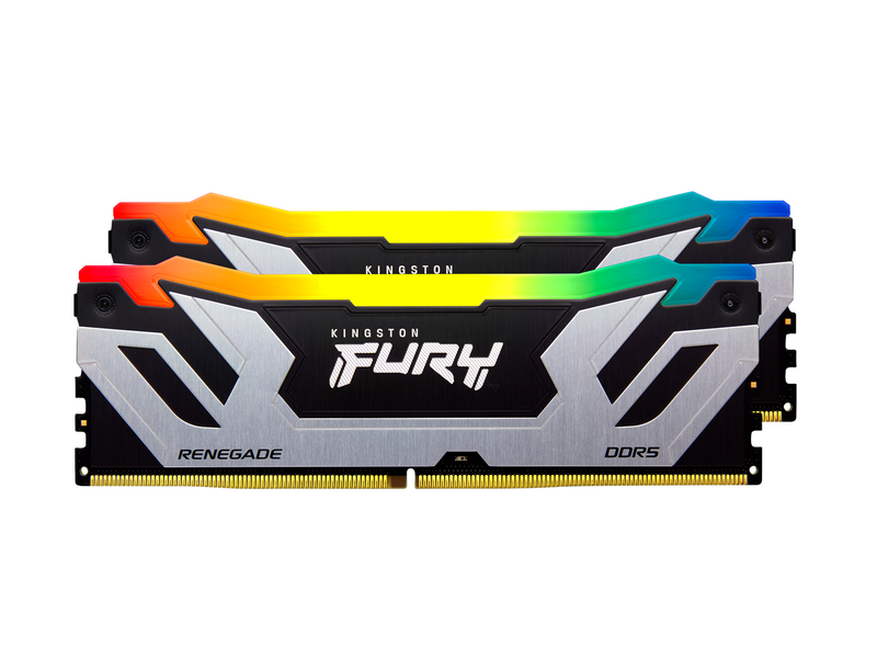 Kingston FURY Renegade RGB DDR5-8400 - 48GB - CUDIMM für Intel - CL40 - Dual Channel (2 pcs) - Intel XMP - Schwarz mit RGB