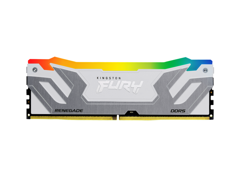 Kingston FURY Renegade RGB DDR5-8400 - 24GB - CUDIMM für Intel - CL40 - Single Channel (1 pcs) - Intel XMP - Weiß mit RGB