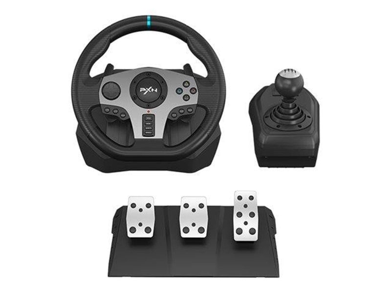 PXN V9 - wheel pedals and gear shift lever set - wired - Wired Steering wheel & Pedal set - Sony PlayStation 4