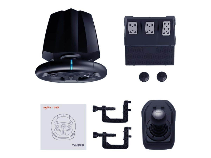 PXN V9 - wheel pedals and gear shift lever set - wired - Wired Steering wheel & Pedal set - Sony PlayStation 4