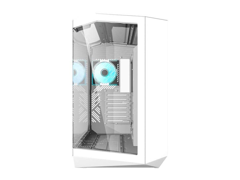 Darkflash Computer Case DY470 4 fans (white) - Gehäuse - Miditower