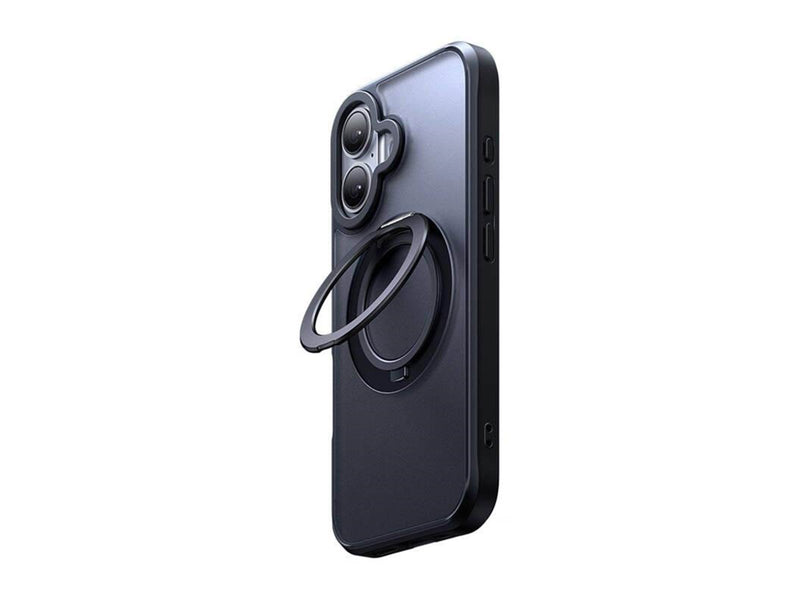 Mcdodo PC-4931 MagSafe case for iPhone 16 Plus with stand (black)