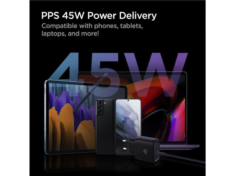 Spigen ArcStation Pro 45W Wall Charger - black