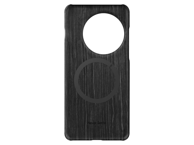 OnePlus 13 Wood Grain Magnetic Case - Dark Wood